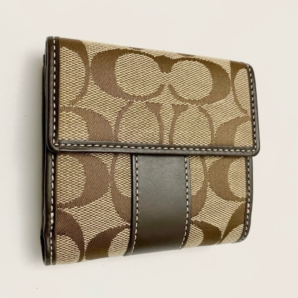 🥥 Coach Signature 🥥 Mini Wallet